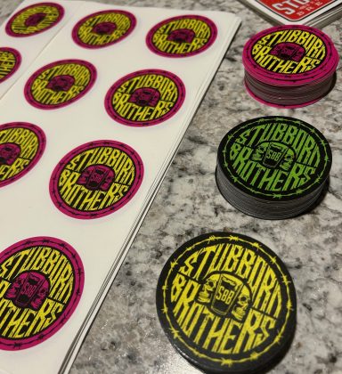 Keg Cap Stickers