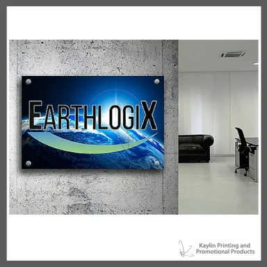 Acrylic wall sign